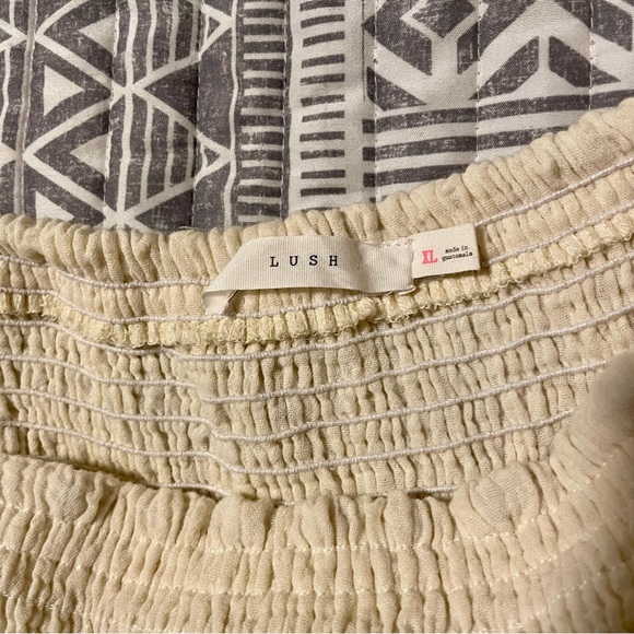 Lush Smocked Crop Top - Picture 6 of 6